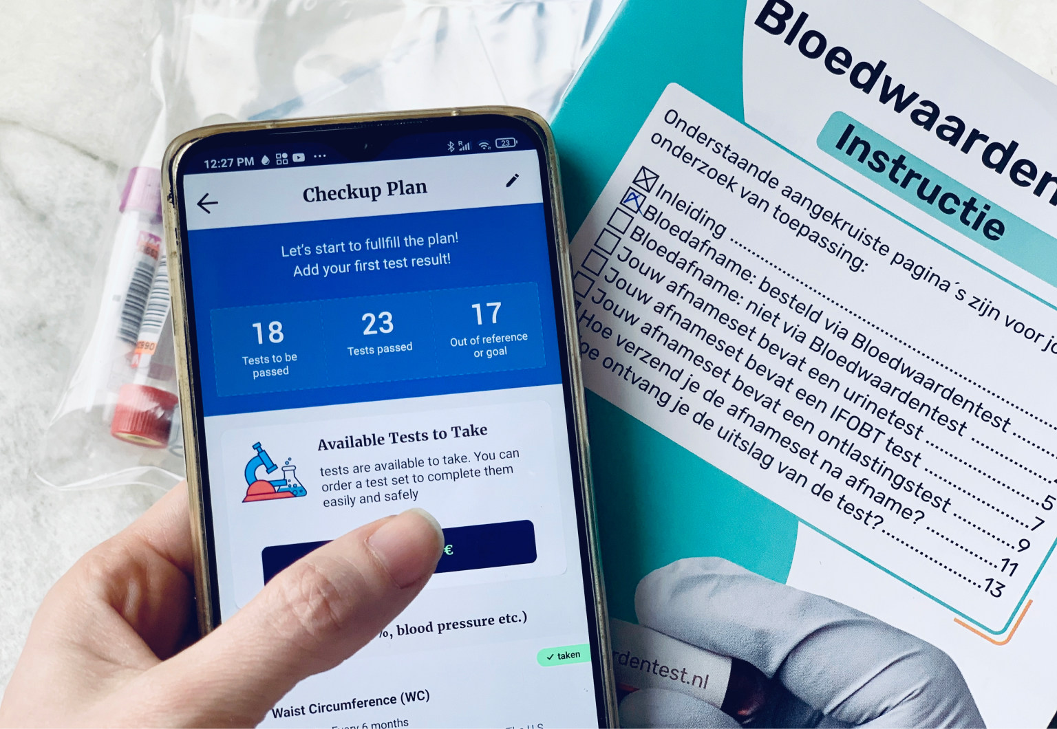 Анализы крови в Нидерландах - Healsens Digital Preventive Care